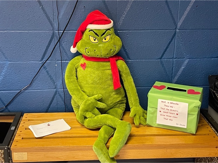 We are going to help your small heart grow Mr. Grinch!!