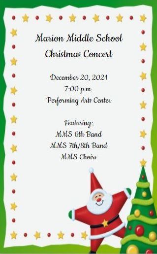 MMS Christmas Concert