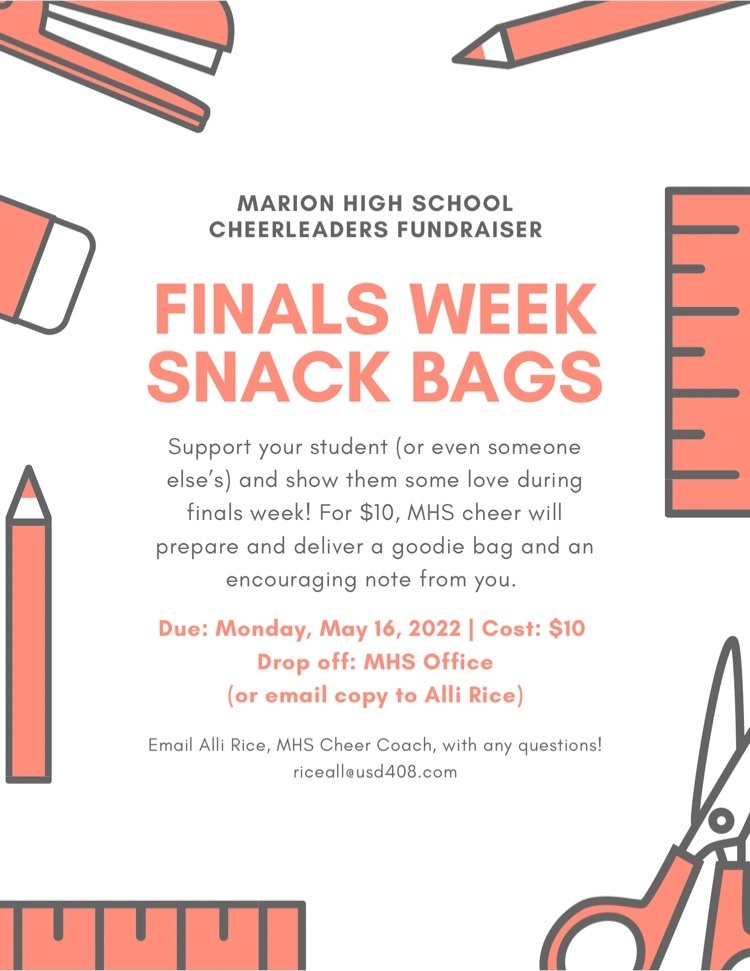 finals week snack bags
